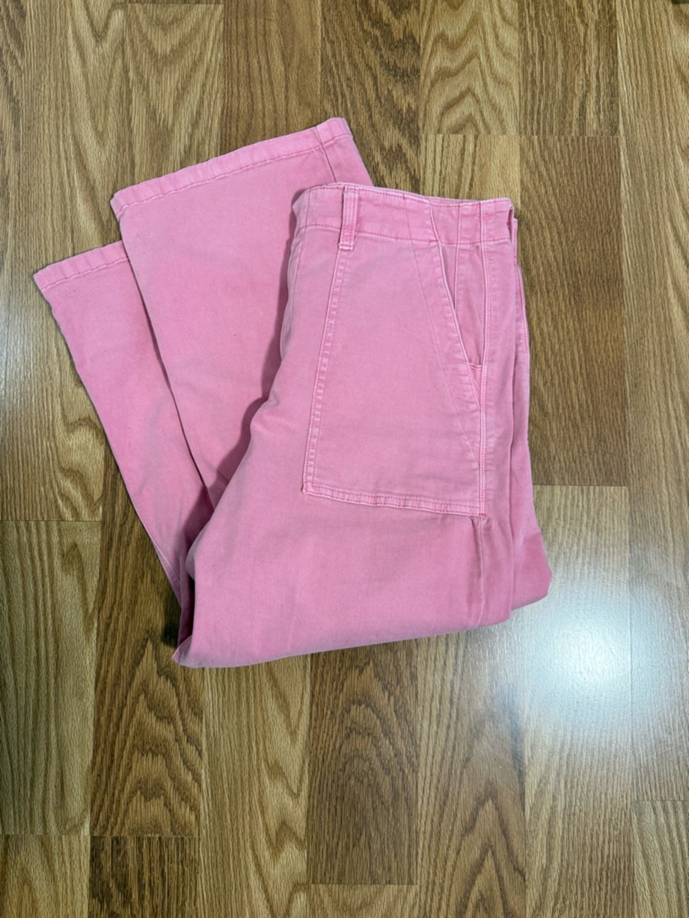 pistola Wide-Leg Utility Pants in Rose Pink size 31 - Picture 9 of 12